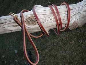 LATIGO-LEATHER-3-8-X-8-1-HAND-STITCHED-DOG-LEASH-SOLID-BRASS-BOLT-SNAP