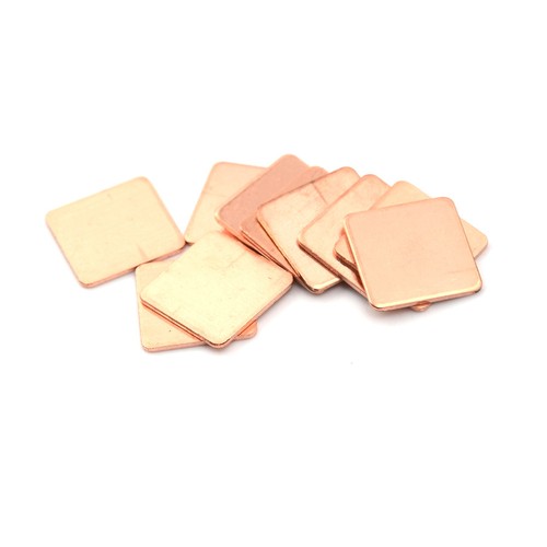 10PCS Laptop Copper Sheet Plate Strip Shim Thermal Pad Heatsink Sheet EO