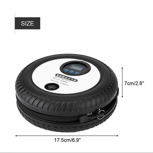260PSI 12V Portable Eletric Mini Tire Inflator Pump Air Compressor for Car Auto