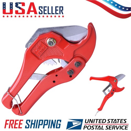 Cutter Ratcheting Plumbing Cutting Tool 1-5//8 In Tube Hose PEX Pipe PVC