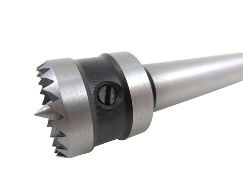 1” Diameter Multitooth Wood Lathe Drive Center Spring Point Morse 2 Taper MT2