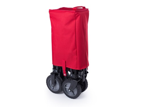 Rouge chariot chariot de transport chariot chariot de transport pliable