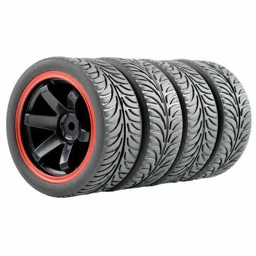 1//10 Rc Onroad Wheels Tires Set for Traxxas 4tec Kyosho Pureten Fazer Fw05 Fw06