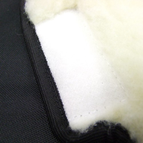 Bambiniwelt mon chien poussette Gant compresse poussette laine 2tlg Noir