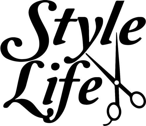 Style Life Barber Hair Stylist Home Decor Car Truck Window Decal Sticker