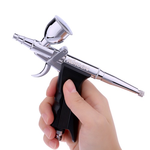 KKMOON Copper Dual Action Pistol Trigger Airbrush W// 3 Cups for Art T4O0