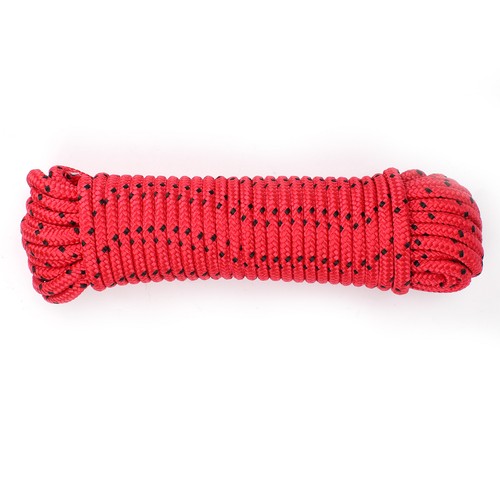 Braided Multi 20m Emergency Rappelling Rock Climbing Rope Strap 2000Kg Load UK