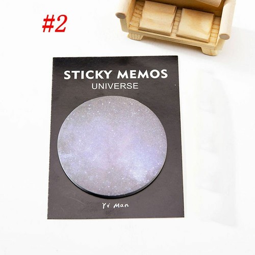bürobedarf kreative universum memo pad pasto aufkleber haftnotizen 2 Pcs diy