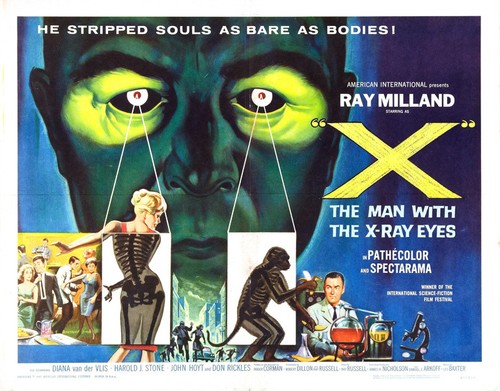 The Man with the X-ray Eyes Movie Poster Replica 11x14/" Photo Print