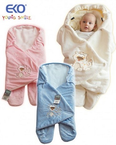 Bébé Sac De Couchage Chancelière Rose Bleu nacelle bébé hiver NEUF Fille Garçon Fausse Fourrure