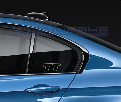 Audi TT decal Sticker EURO Racing mod TTS TTRS Pair