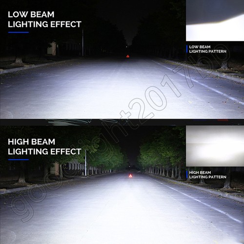 6x H11 H8 H9 LED Headlight High Low Fog Bulbs Kit for Toyota Tacoma 2016-2018