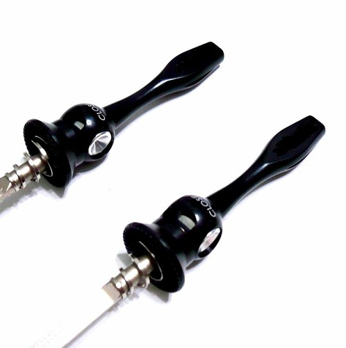 50g//pair D57 gobike88 KREX Square Axle Black MTB Hollow QR Lever Skewers