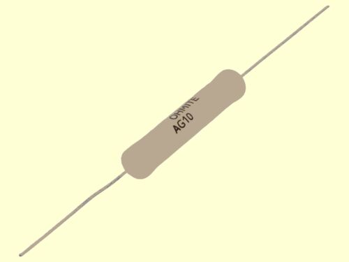2 pcs Widerstand OHMITE Audiogold non-magnetic 10W 5R6 5,6R 5/% Ø10,3x45,2mm