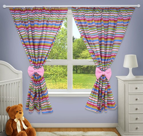 LUXURY DECORATIVE CURTAINS FOR BABY ROOM MATCHING WITH OUR NURSERY BEDDING SETS