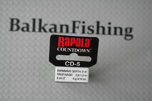 Rare Rapala CountDown-5,CD-5,Color:BP