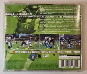 2000 NFL 2K1 SEGA Sports Dreamcast Video Game Complete w/ Manual CIB Tested
