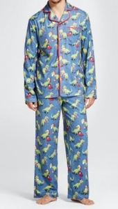 CHRISTMAS PAJAMA SET UNISEX XMAS PAJAMA SET Xmas Dinosaur Matching Set
