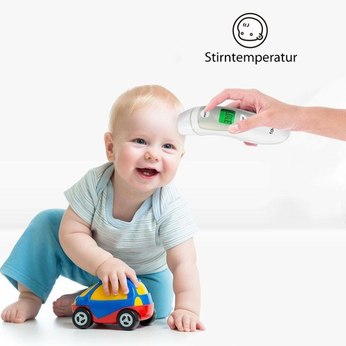 Digital Baby Ear Thermometer Forehead Thermometer 4 in 1 with Fever Alarm Adults