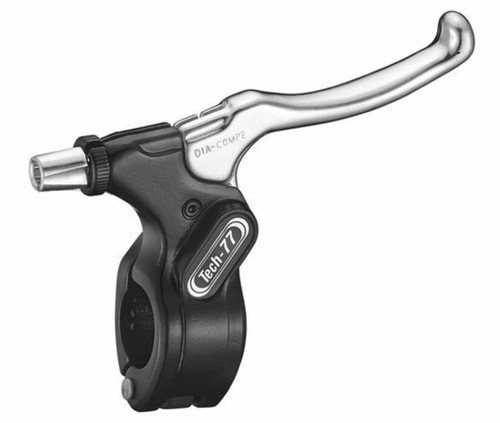 DIA-COMPE TECH-77 Brake Lever Left /& Right without Stopper Silver Pair