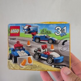 LEGO Creator 31027 Blue Racer 3in1 Car 67pcs Building Toy Retired Set Complete