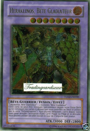 : TU02-FR000 -VF Bete Gladiateur Yu-Gi-Oh Heraklinos Gladiator Beast