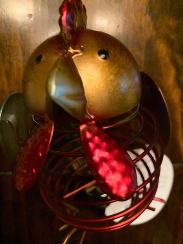 Details about / DecoFLAIR Rooster Bottle Stopper jewel tone metal Chicken