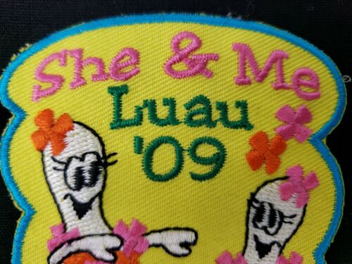 Details about   2009 Girl Scouts She & Me Luau '09 Patch Badge 3" NOS Hawaiian Girly Fun Party 