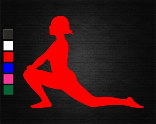 YOGA POSITION #4 VINYL DECAL STICKER CAR//VAN//WALL//WINDOW//BEDROOM//LAPTOP//TABLET