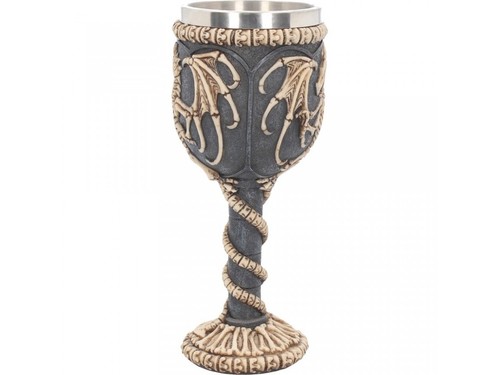 DRAGON REMAINS GOBLET 19cm Nemesis Now Gothic Wine Game Of Thrones BNIB Free P+P