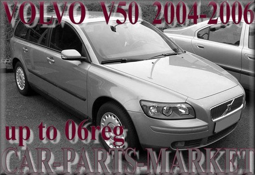 Left Passenger side Wing door mirror glass for Volvo v50 2004-2006
