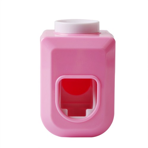 Automatic Toothpaste Dispenser Toothbrush Holder Wall Mount Stand Bathroom NEW