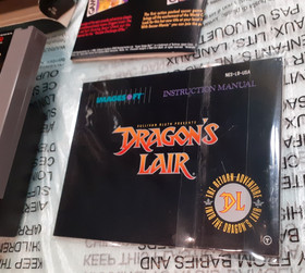 Dragon's Lair Nintendo Nes NTSC/Usa Come Nuovo Completo + Poster  Originale 100%
