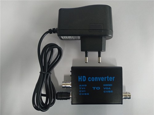 4 in 1 HD Video Signal Convertor AHD//TVI//CVI//CVBS Signal to HDMI//VGA//CVBS Signal