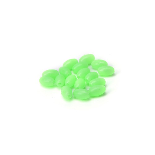 10ZJYB 8mm 100X Perlen Rigs machen weiche leuchtende Fisch Bead geformt 5mm