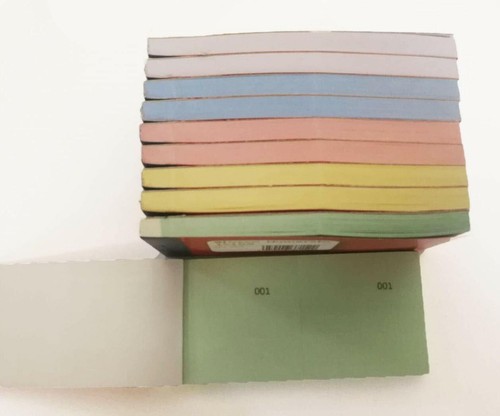 10 blocks numbered 1-100 Multi-Booklet Numbered Gift Pen Touch