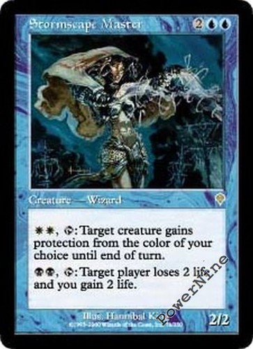 Blue Invasion Mtg Magic Rare 4x x4 4 PLAYED Stormscape Master