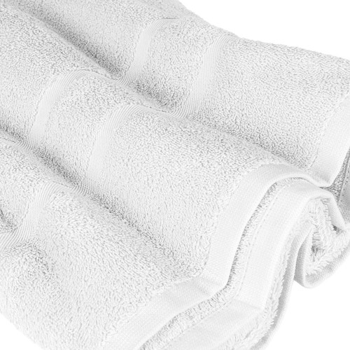 2x blanco de felpa badetuch 100 x 150 cm toallas 100/% algodón 500g//m² set
