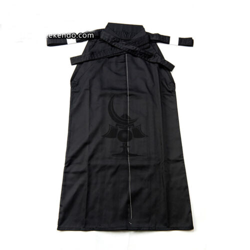 Details about  / 100/% Cotton Kendo Aikido Arts Uniforms Laido Kimono white Tops black pantskirt