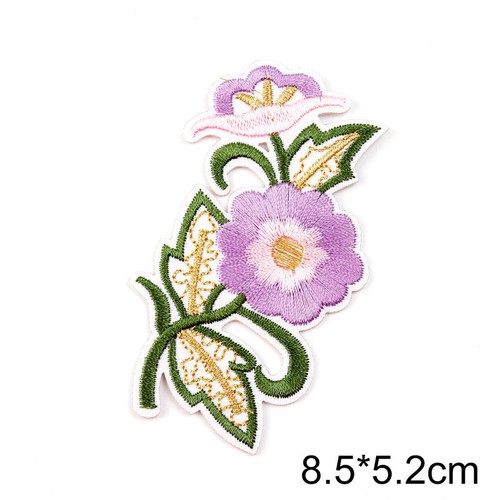 11pcs Embroidery Rose Flower Sew Iron On Patch Badge Cloth Bag Hat Applique DIY
