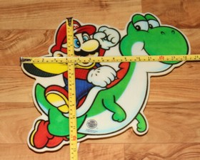 Super Mario World 1992 Nintendo Vintage Lamp Sign SNES NES Yoshi Collectible