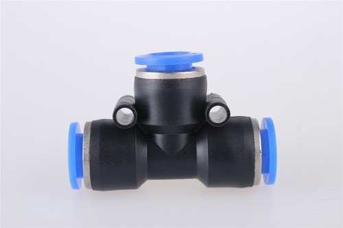 8mm 3 formas guarnición rápida de aire neumático Tubo Acoplador Adaptador De Conector 2 un.