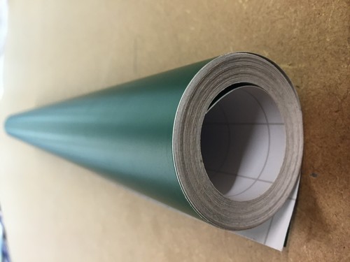 5M Roll Matt Sticky Back vinyl cupboard covering crafts forest green 610mm M2013