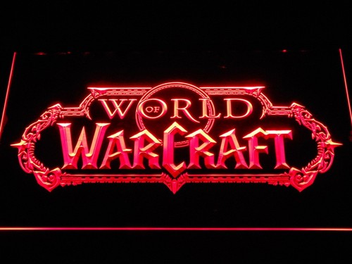 World Of Warcraft Blizzard Leuchtreklame Neonzeichen Leuchtschild Geschenk dekor