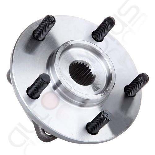 Front Brake Discs Rotors Ceramic Pads and Wheel Hub For 2001-2005 Dodge Stratus