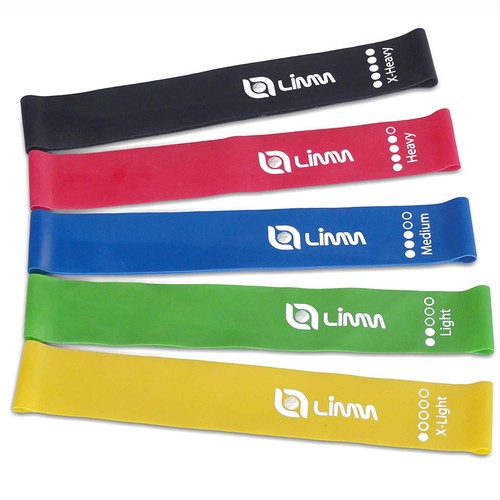 12-Inch Workout Flexbands For H Limm Resistance Bands Exercise Loops Set Of 5