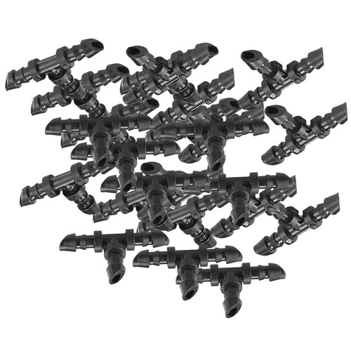 25x Micro Bewässerung Stachel T Joiner Connector 4mm Hozelock Kompatibel 4//7 mm