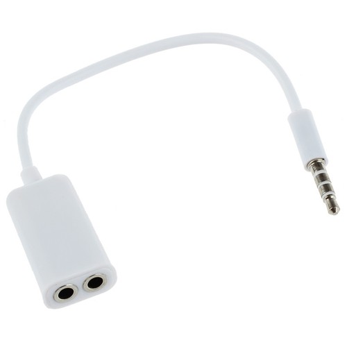 Dual 3.5mm Jack Stereo Headphone Adapter for Apple iPad H6P5