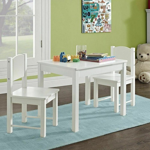 Childrens Kids Wooden Table and Chairs Nursery Sets Indoor Unisex Draw Gift