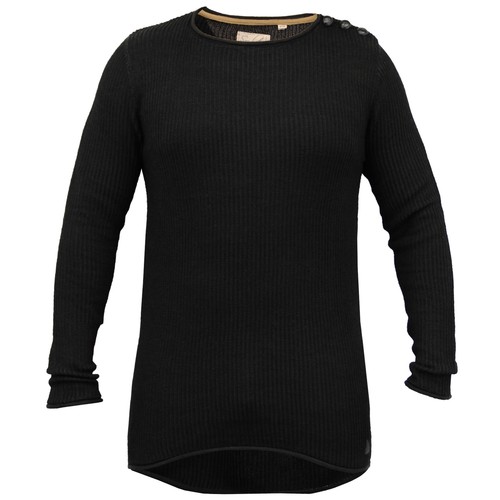 mens long line jumper Soul Star sweater high low hem top knitted pullover winter